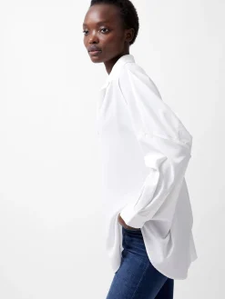 Rhodes Recycled Crepe Popover Shirt
