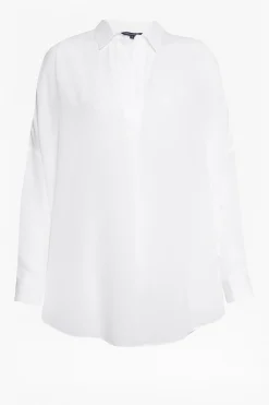 Rhodes Recycled Crepe Popover Shirt