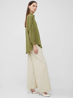 Rhodes Recycled Crepe Popover Shirt