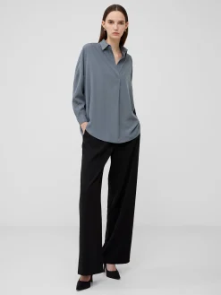 Rhodes Recycled Crepe Popover Shirt