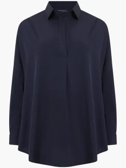 Rhodes Recycled Crepe Popover Shirt