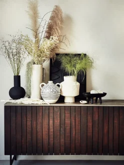 Round Handle Pattern Vase