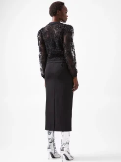Sabina Mesh Long Sleeve Cardigan