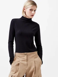 Sasia Long Sleeve Mock Neck Top