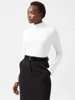 Sasia Long Sleeve Mock Neck Top