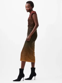 Sela Lurex Midi Dress
