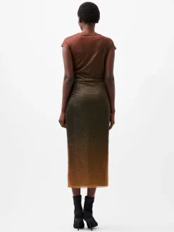 Sela Lurex Midi Dress