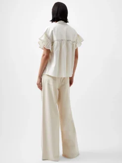 Sindey Cotton Short Sleeve Popover Shirt