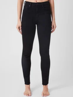 Soft Stretch Denim High Rise Skinny Jeans 30 Inch