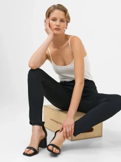 Soft Stretch Denim High Rise Skinny Jeans 30 Inch