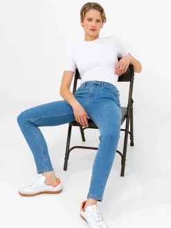 Soft Stretch Denim High Rise Skinny Jeans 30 Inch