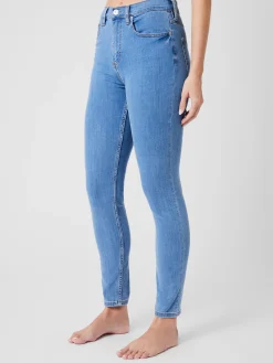 Soft Stretch Denim High Rise Skinny Jeans 30 Inch