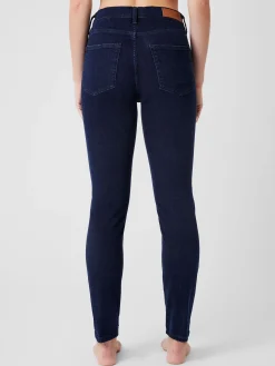 Soft Stretch Denim High Rise Skinny Jeans 30 Inch