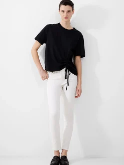 Soft Stretch Denim High Rise Skinny Jeans 30 Inch
