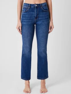 Stretch Denim Bootcut Ankle Length Jeans 30 Inch