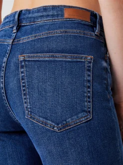 Stretch Denim Bootcut Ankle Length Jeans 30 Inch