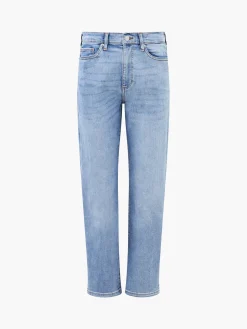 Stretch Denim Cigarette Fit Ankle Length Jeans 28 Inch