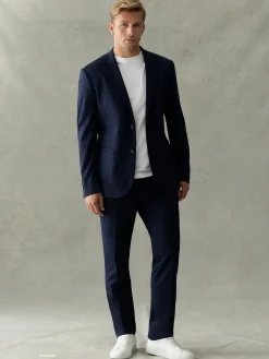 Stretch Knit Suit Trousers