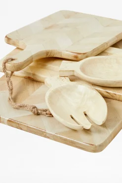 Sun Bleach Wooden Salad Server