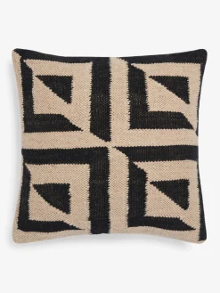 Sundial Jute Monochrome Cushion