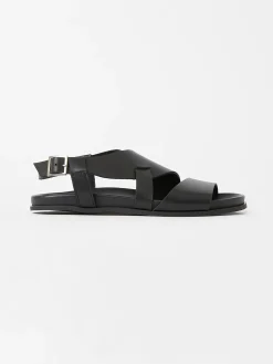 S+W x Branca Asymmetric Footbed Sandals