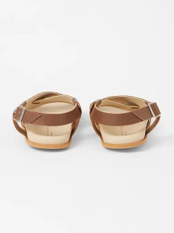 S+W x Branca Asymmetric Footbed Sandals