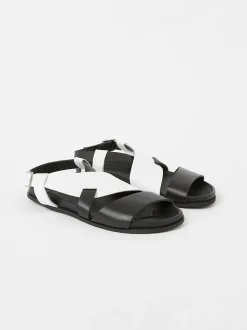 S+W x Branca Asymmetric Footbed Sandals