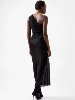 Talitha Plisse One Shoulder Maxi Dress