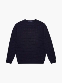 Textured Crew Neck Jumper