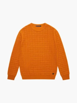 Textured Crew Neck Jumper