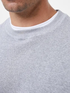 Textured Crew Sweatshirt