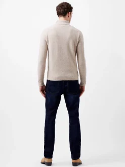 Textured Half Zip Jumper