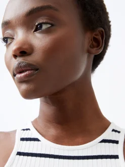 Tommy Rib Stripe Racer Back Dress
