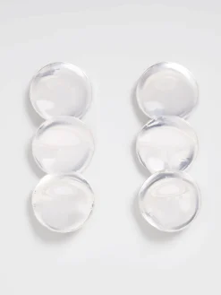Triple Circle Drop Earrings