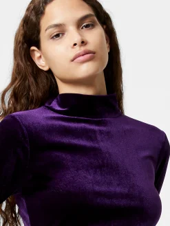 Velvet Turtleneck Dress