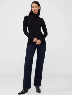 Venitia Jersey Split Cuff Top
