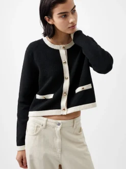 Vhari Recycled Contrast Cardigan