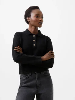 Vhari Recycled Long Sleeve Button Up Jumper