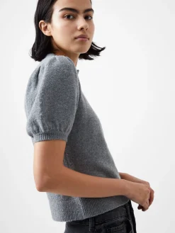 Vhari Recycled Puff Sleeve Cardigan