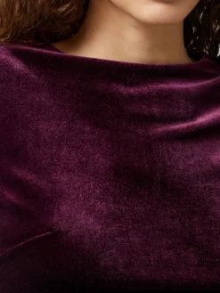 Viola Velvet Long Sleeve Bodycon Mini Dress