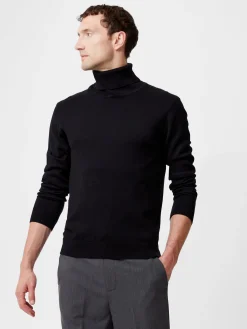 Viscose Blend Turtle Neck Jumper