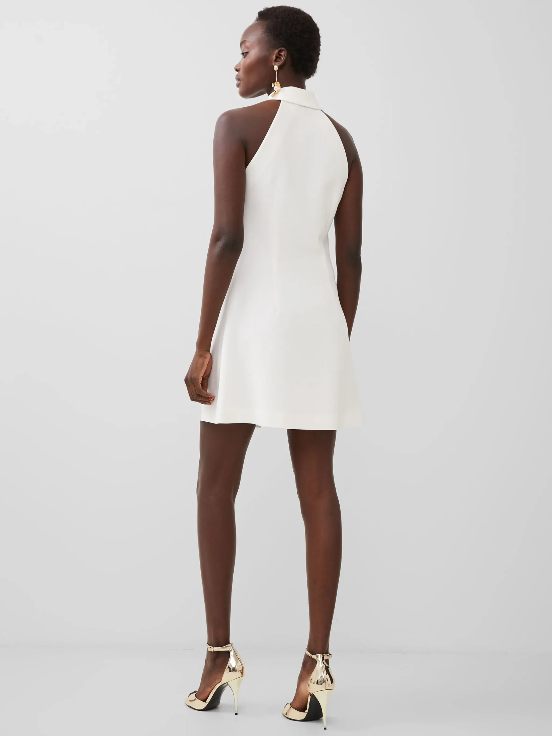 Whisper Halter Blazer Mini Dress