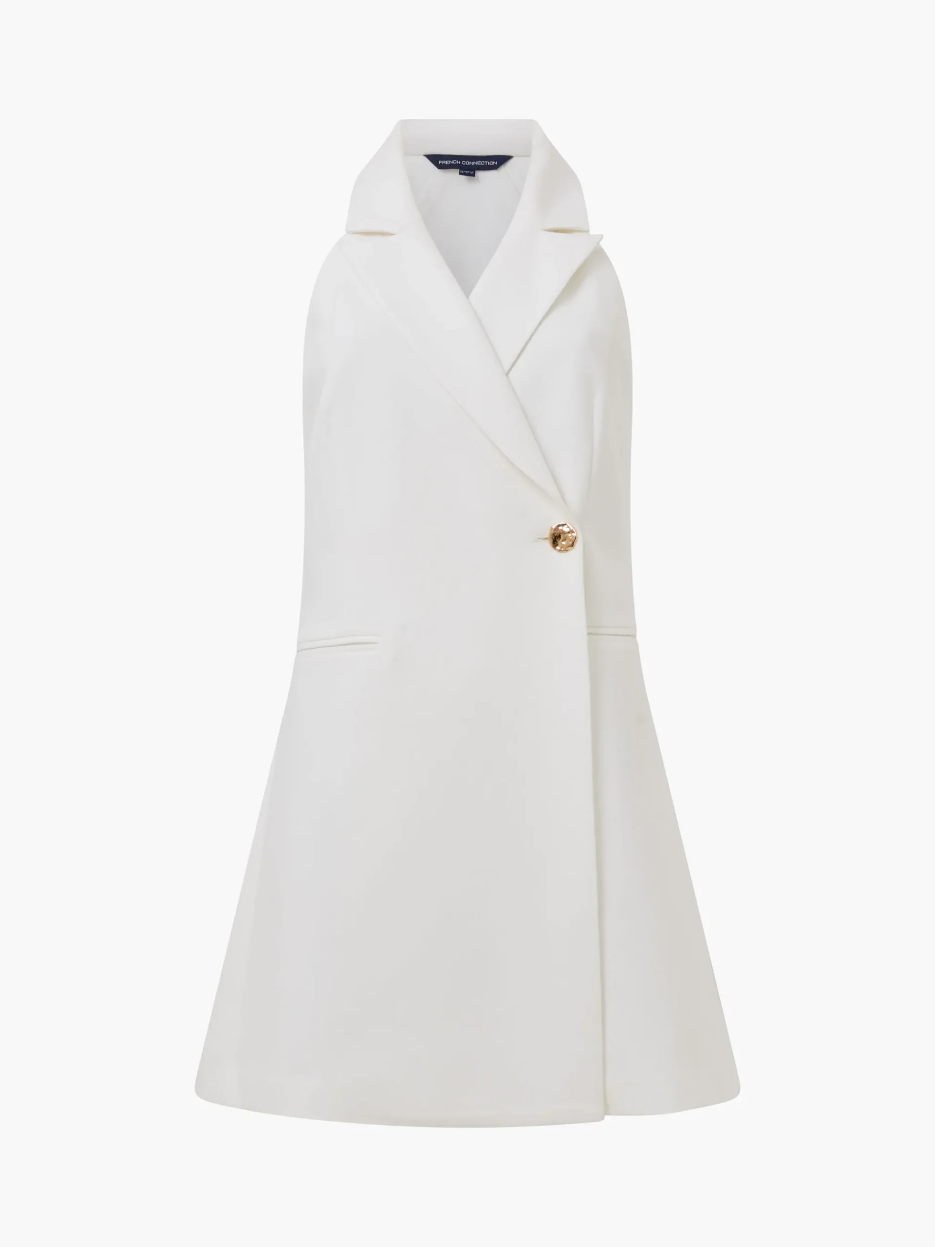 Whisper Halter Blazer Mini Dress