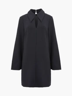 Whisper Long Sleeve Folded Cuff Mini Dress