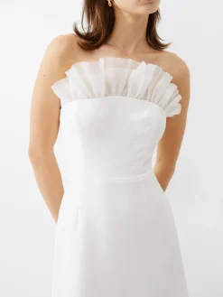 Whisper Organza Strapless Mini Dress