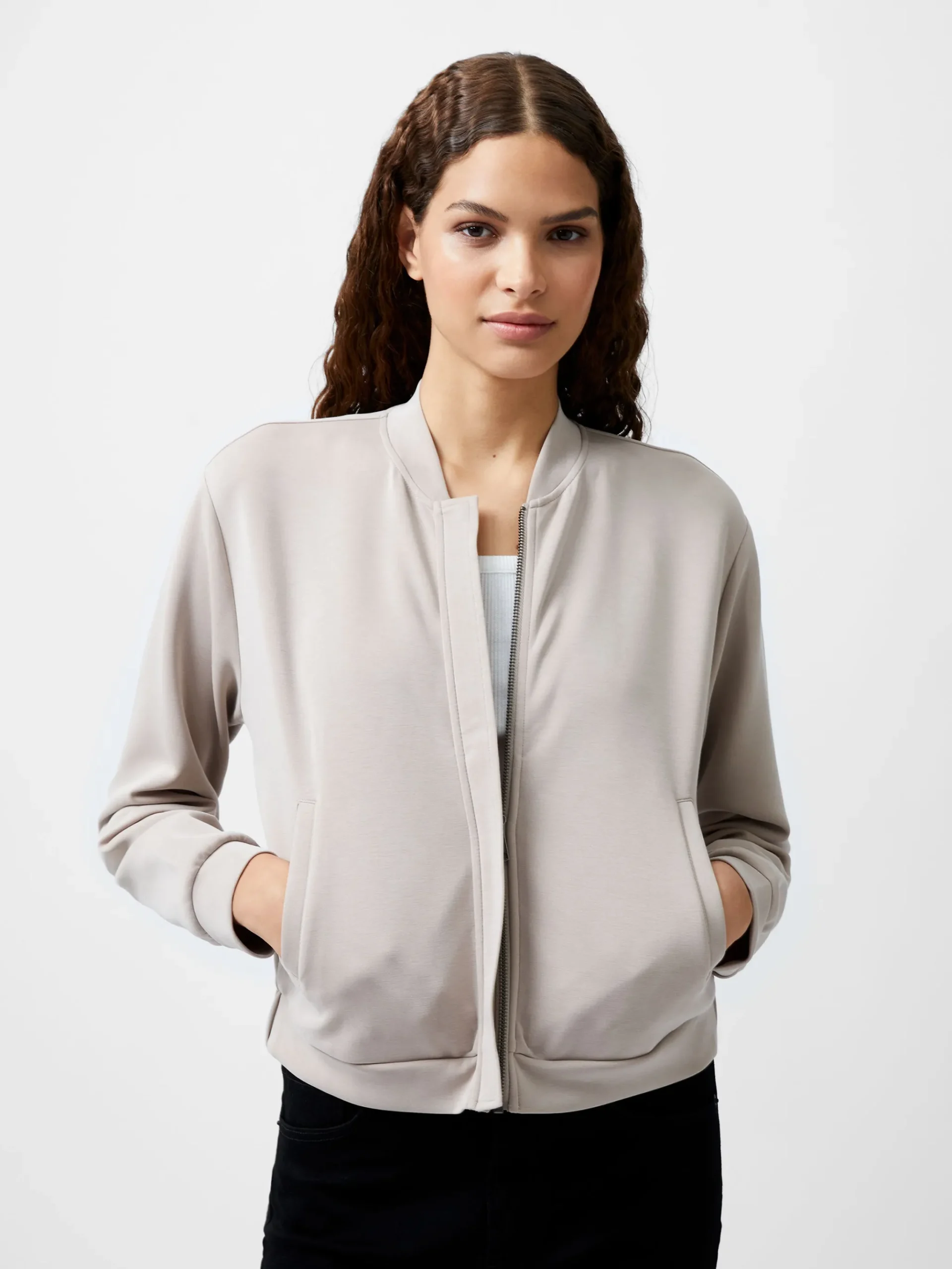 Wren Zip Through Bomber Jacket